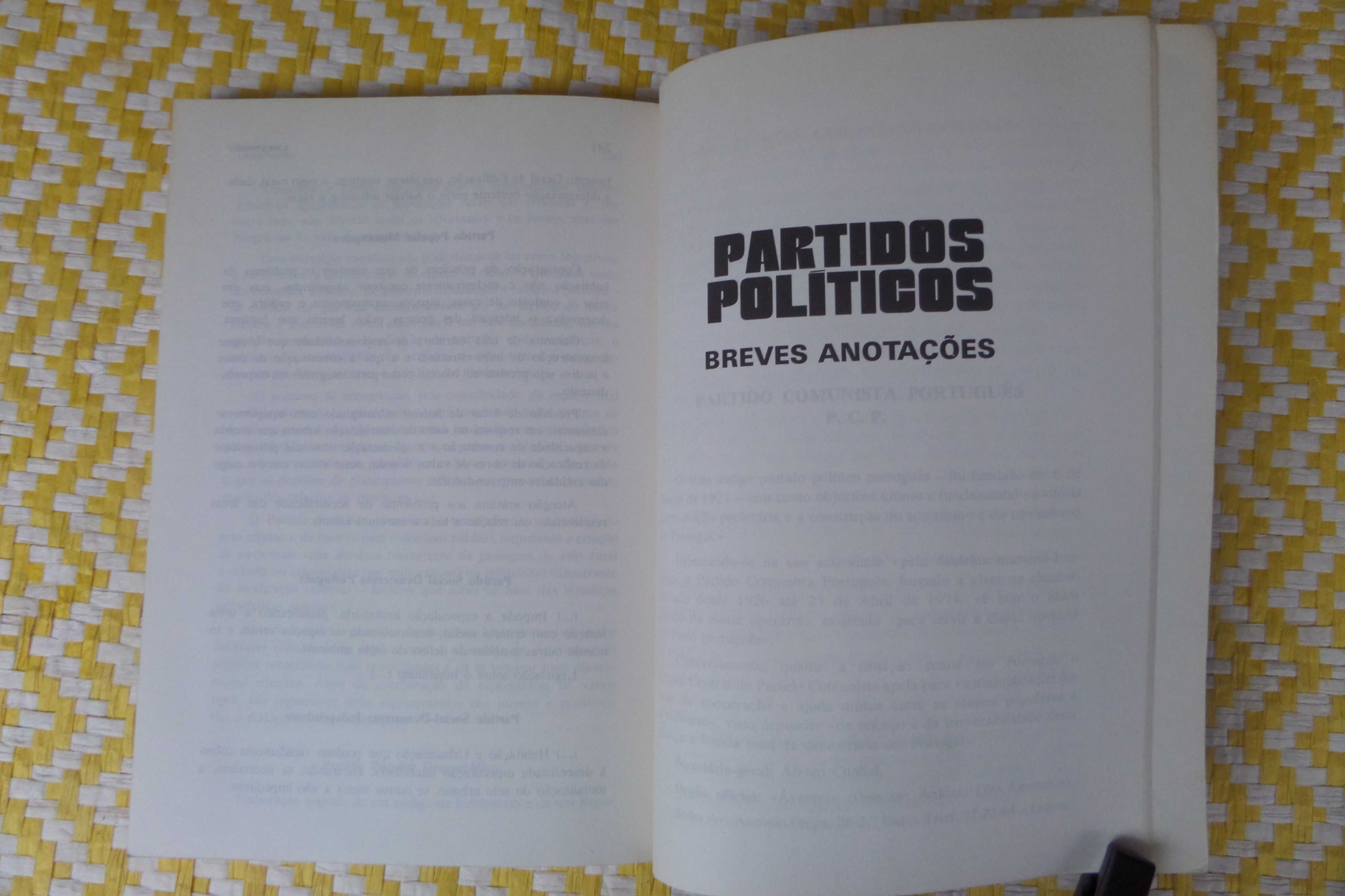 Partidos Políticos - Ponto por Ponto - AGOSTO 1974