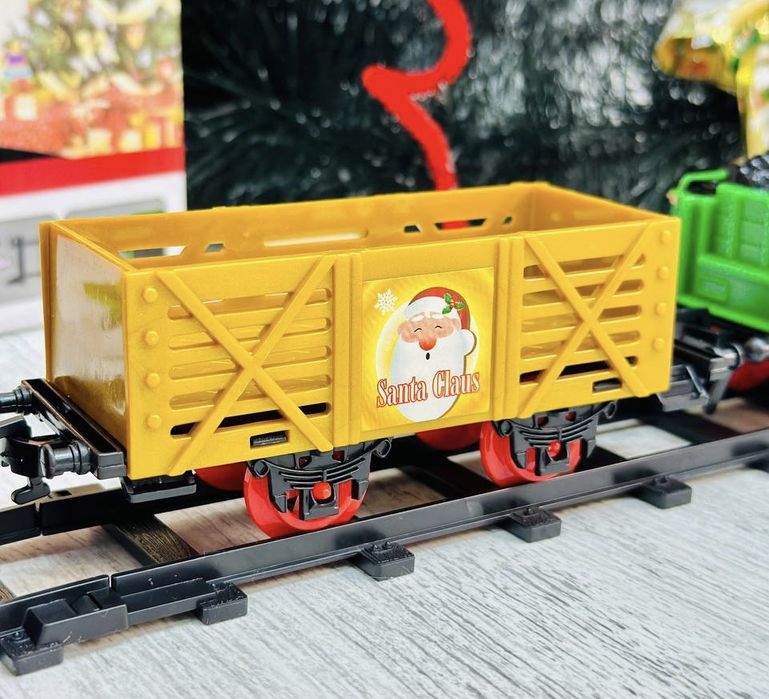 Різдвяний поїзд з музикою новорічна залізниця