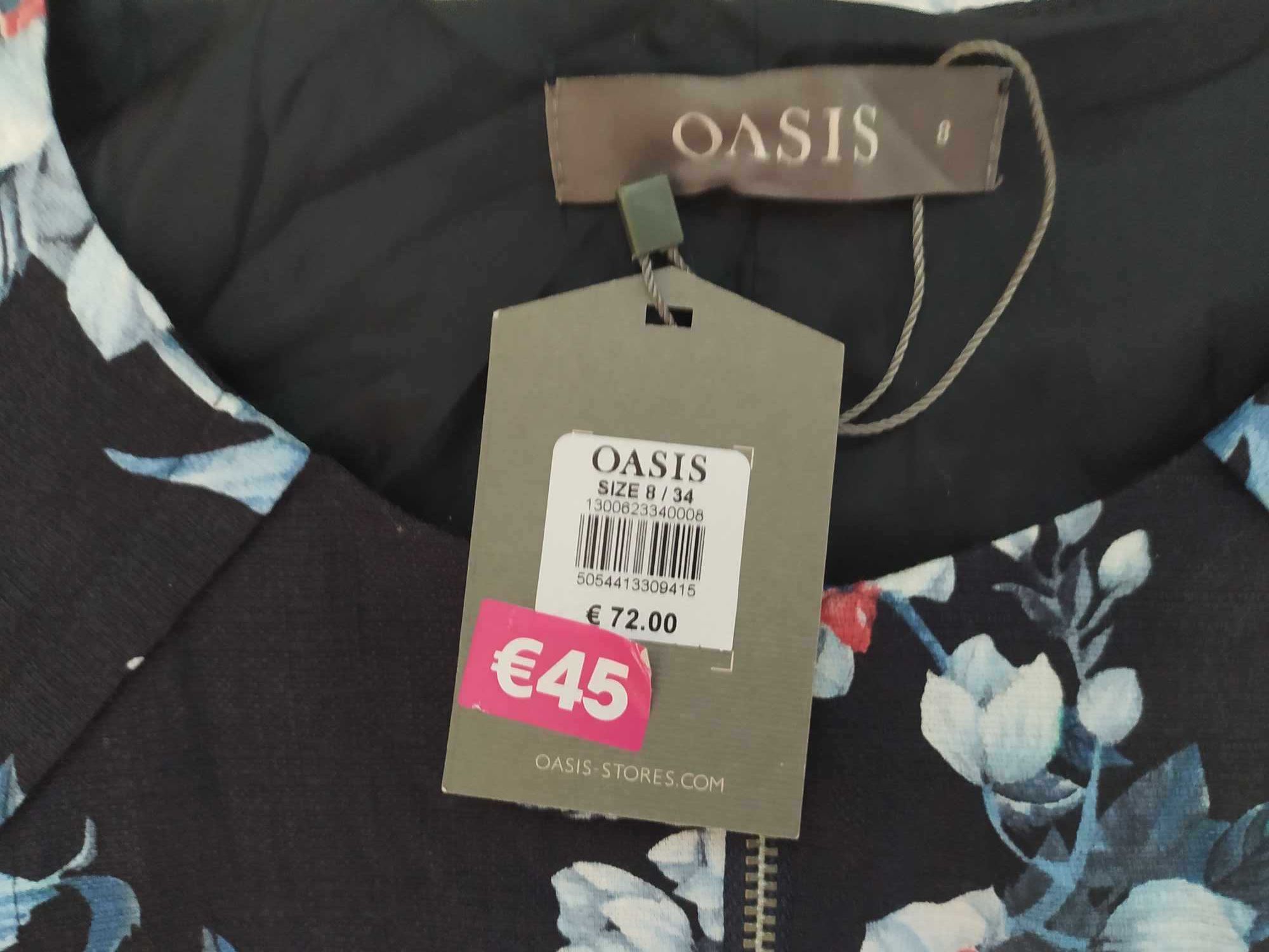 luksusowa sukienka Oasis nowa z metkami glamour