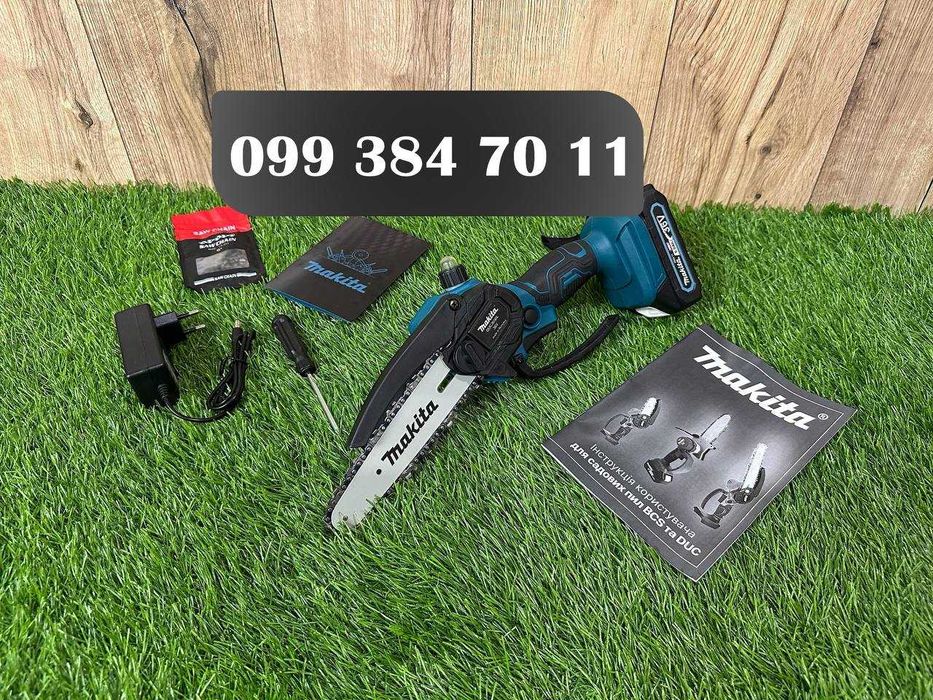 Пила аккумуляторна makita міні 15см макіта мини пила сучкорез 1 АКБ 6А