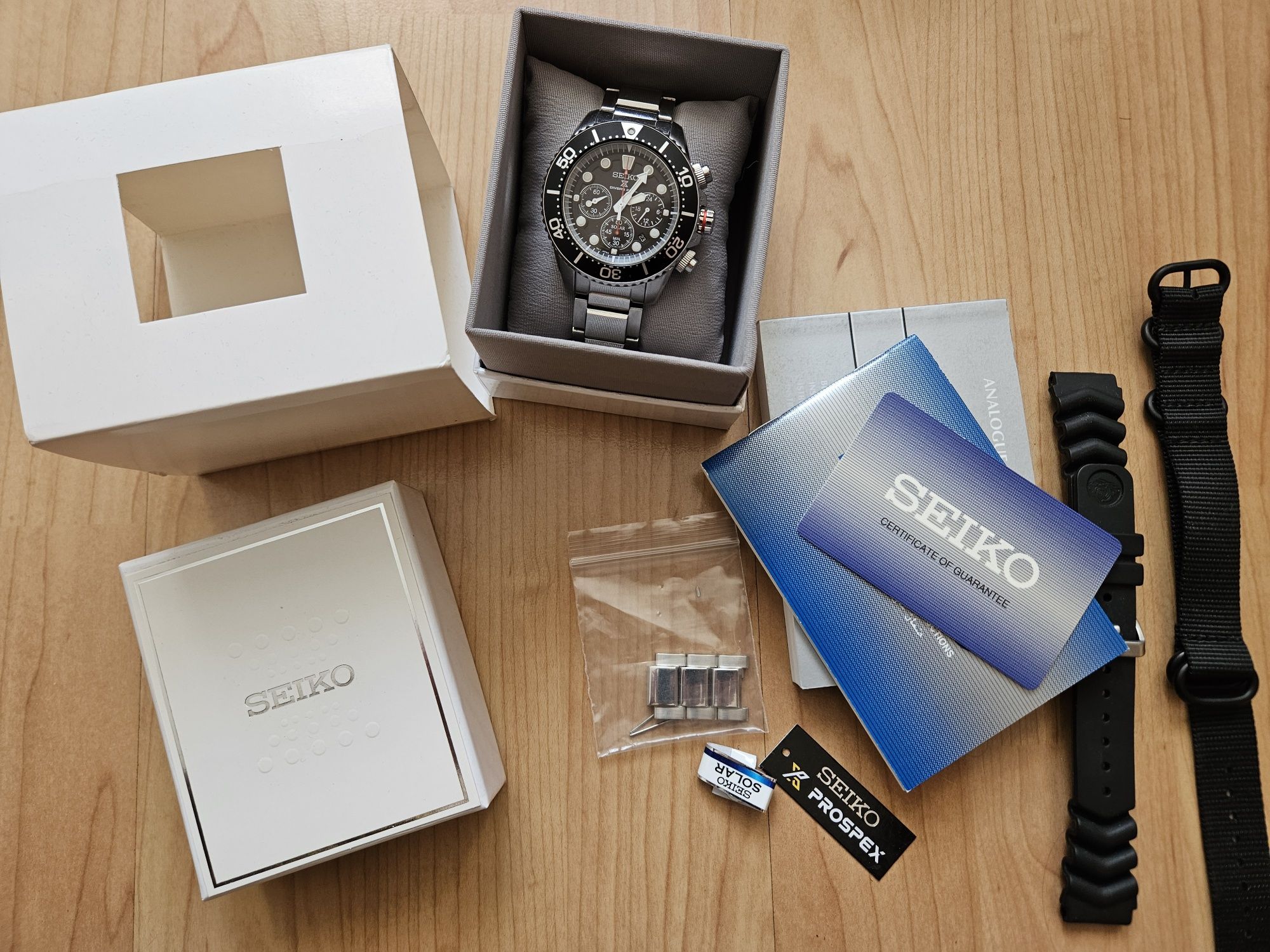 Zegarek Seiko Prospex Diver's Chrono Solar