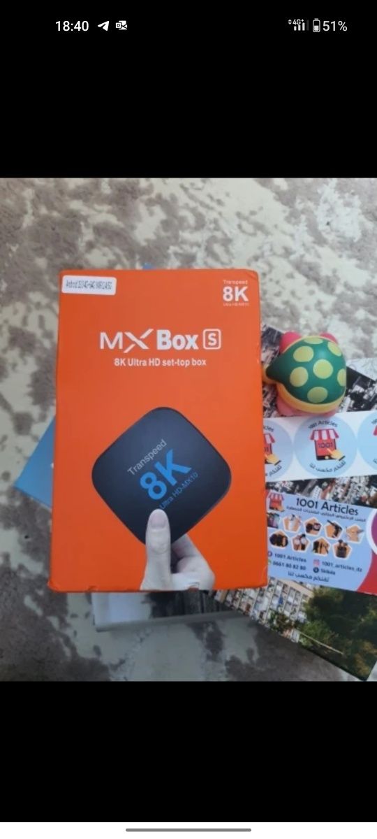 Box tv android 8k