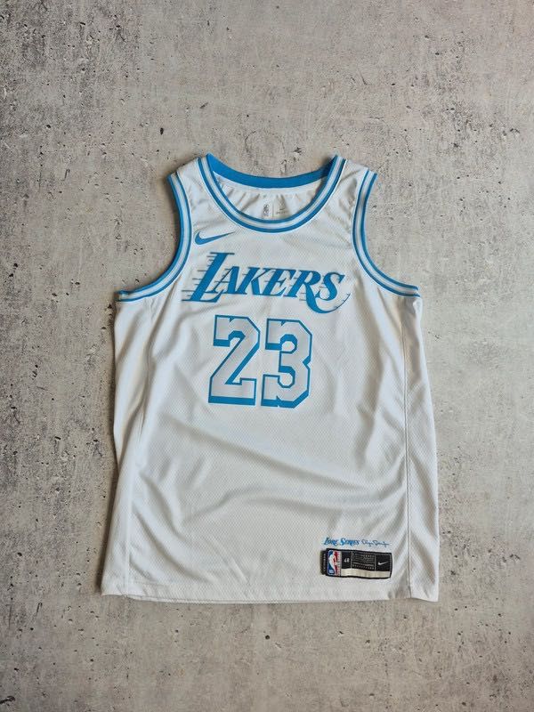 Nike Lebron James 23 Los Angeles Lakers LA NBA swingman jersey L