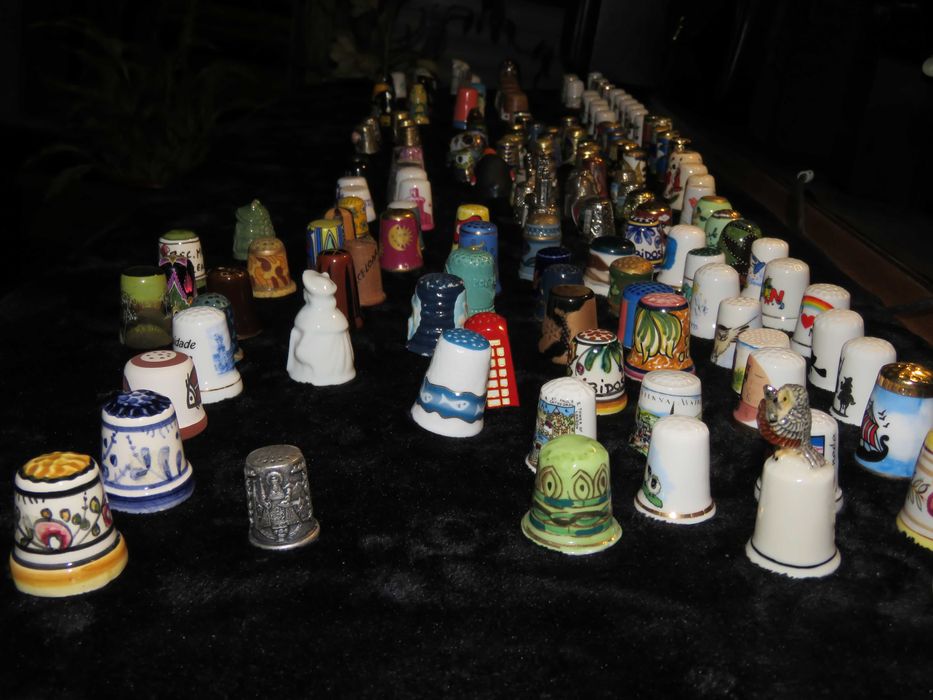 Dedais, colecção de 500 dedais