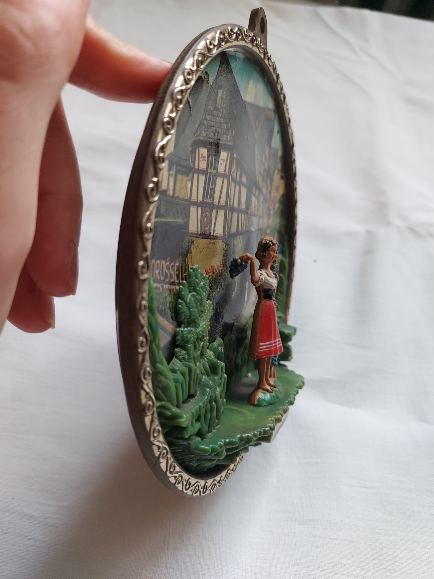 Ozdobny obraz obrazek Rüdesheim am Rhein w Niemczech 3d na ścianę