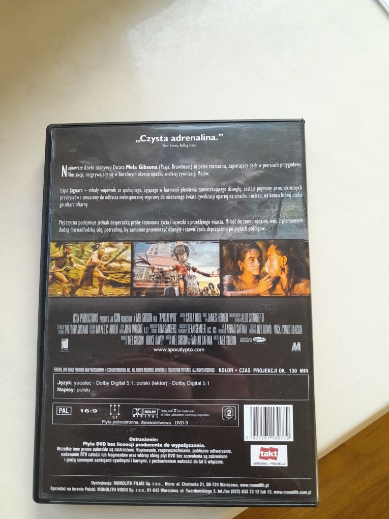Film DVD Mel Gibson Apocalypto
