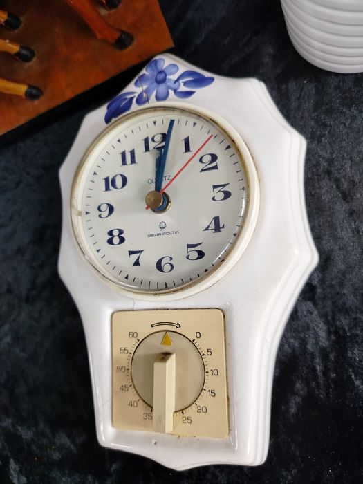 Zegar minutnik fajans Włocławek