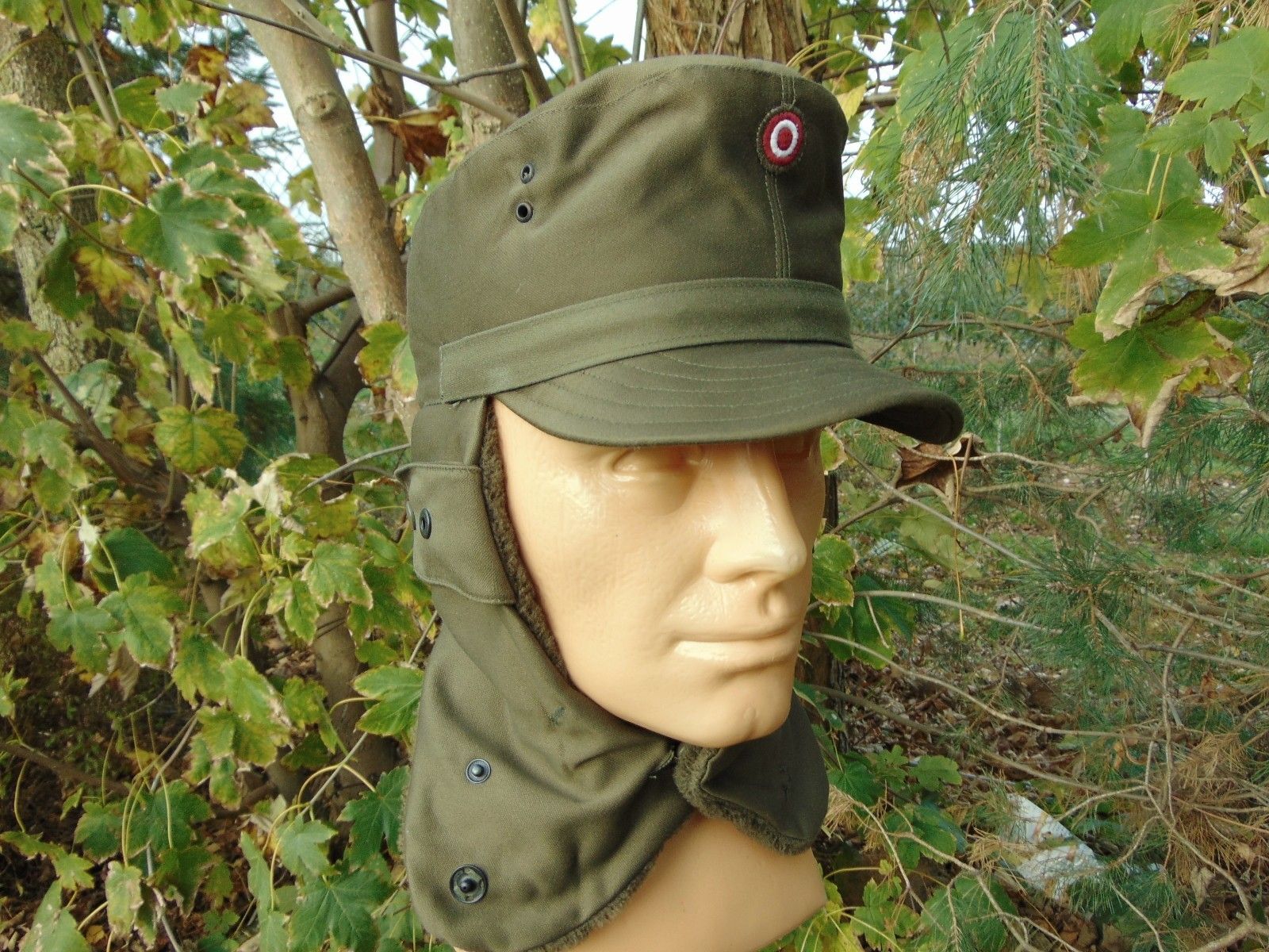 czapka z daszkiem armii austriackiej  OCIEPLANA 56 CM