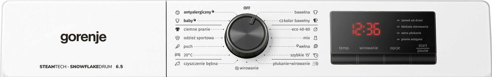 Pralka GORENJE WNHB6X2SDS PL 6.5kg nowa