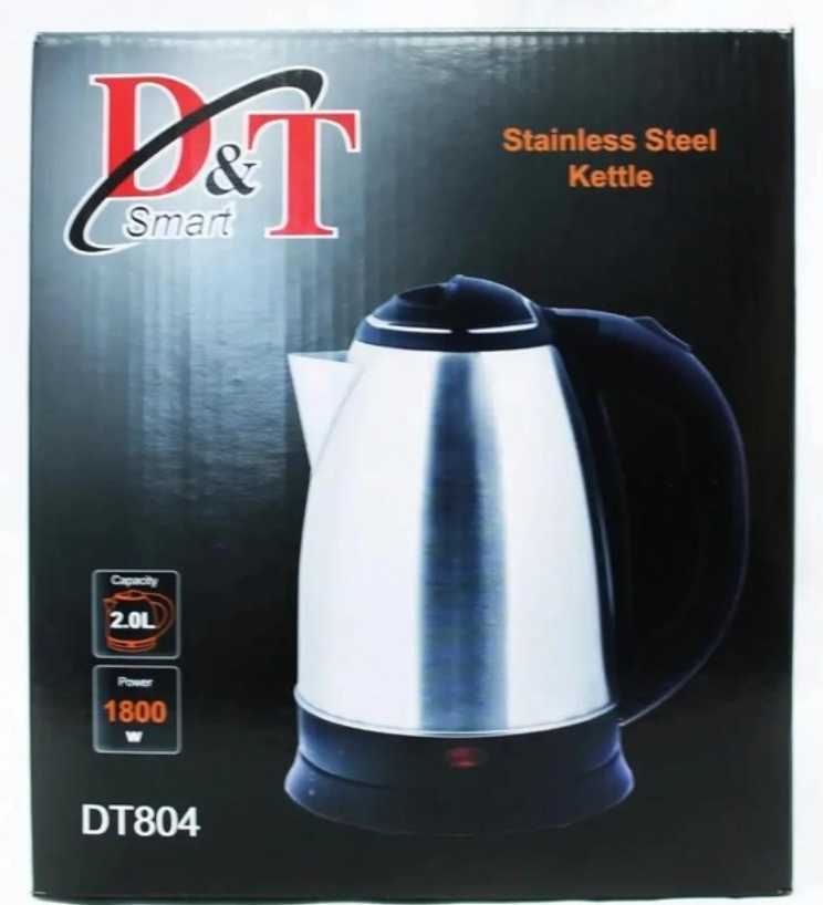 Электрический дисковый чайник D&T Smart DT 804 2 л