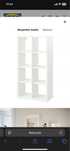 Regal ikea kallax 2x4 4x2 bialy