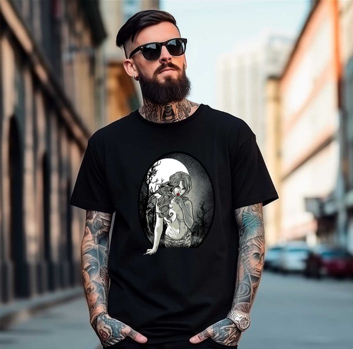 T-Shirt Koszulka męska, nadruk