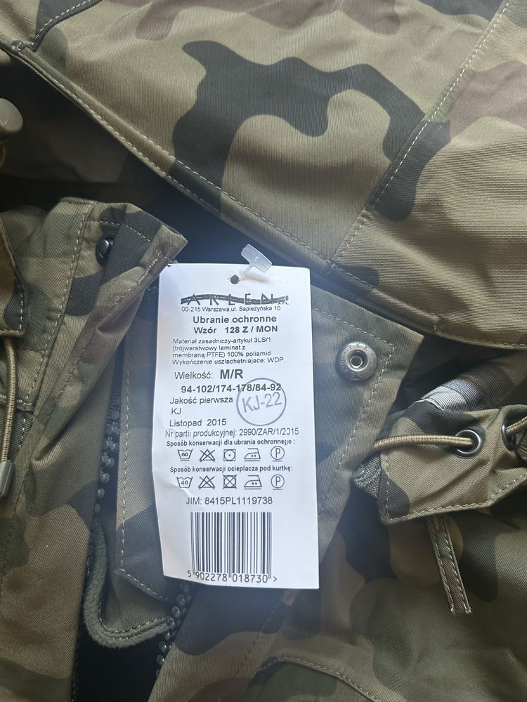 Nowy wojskowy goretex