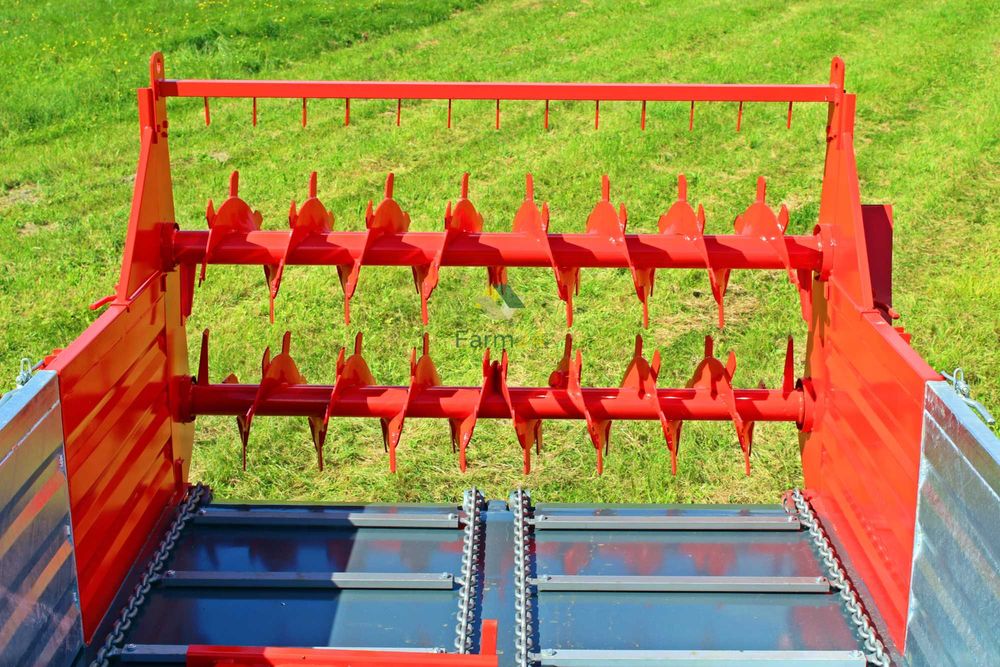 Rozrzutnik obornika 3.5t 4.5t Rozrzutnik jednoosiowy / tandem 2 osiowy