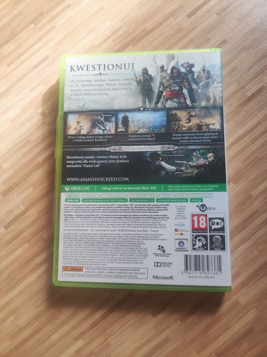 Xbox 360 Assassin Creed IV Black Flag