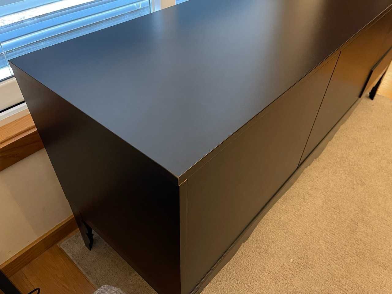 Aparador Preto IKEA Trollsta 183 cm — sideboard/móvel TV, ótimo estado