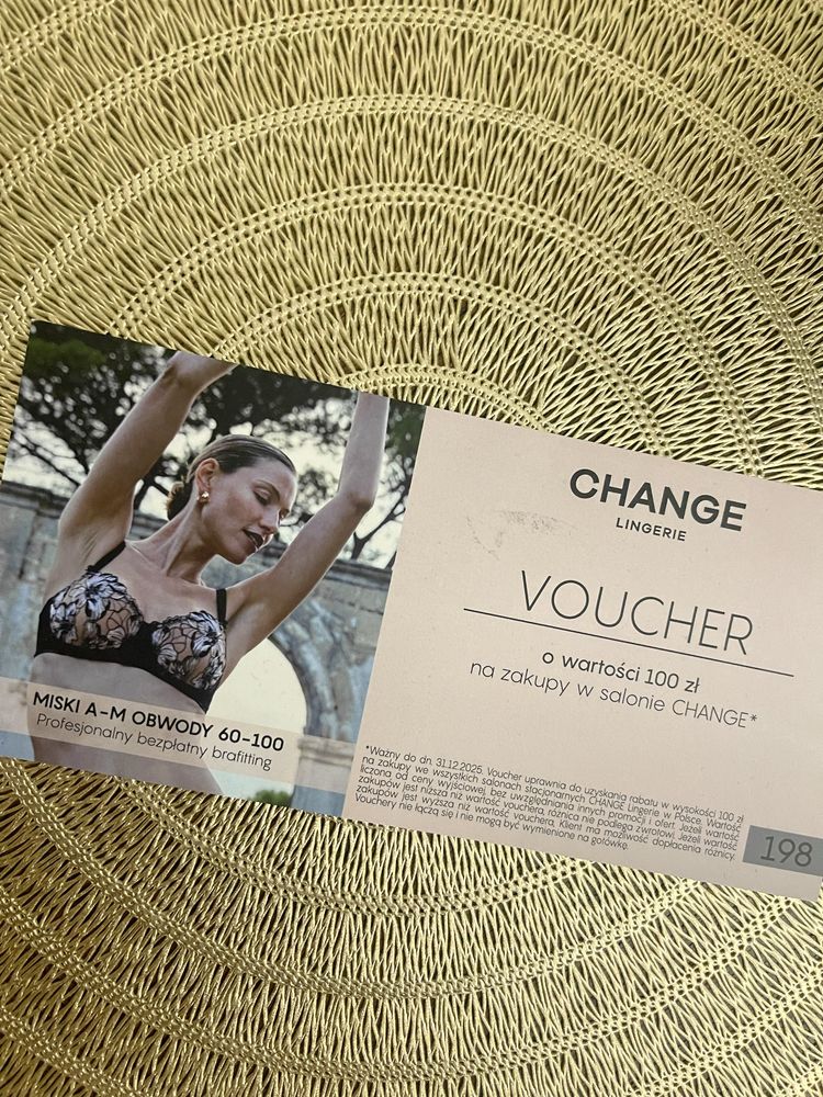 Voucher o wartości 100 zł Change Lingerie