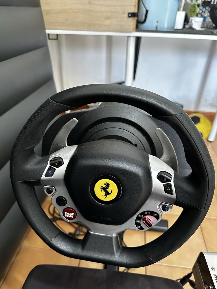 Cockpit simracing completo thrustmaster, playseat