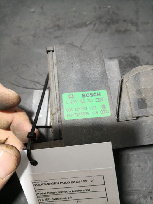 Pedal Potenciometro Acelerador Volkswagen Polo (6N2)