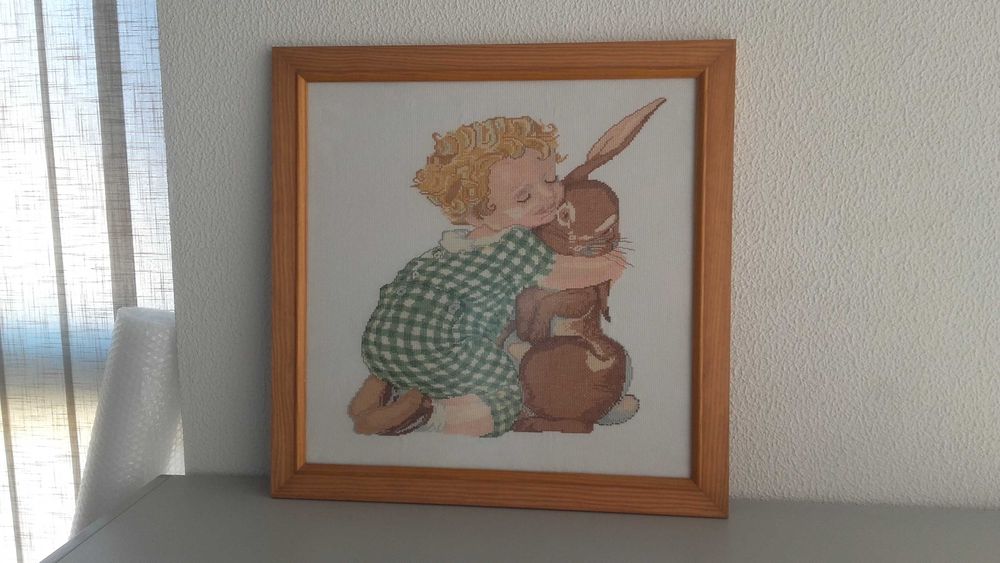 vendo quadro em ponto cruz