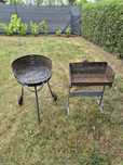 Grill ogrodowy metalowy