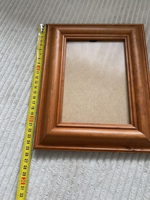 Drewniana ramka na zdjęcie Vintage