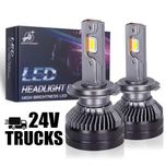 DawnKnight 24V H4 H7 4300K trucks canbus LED лампы K5C K7C K8C K9C