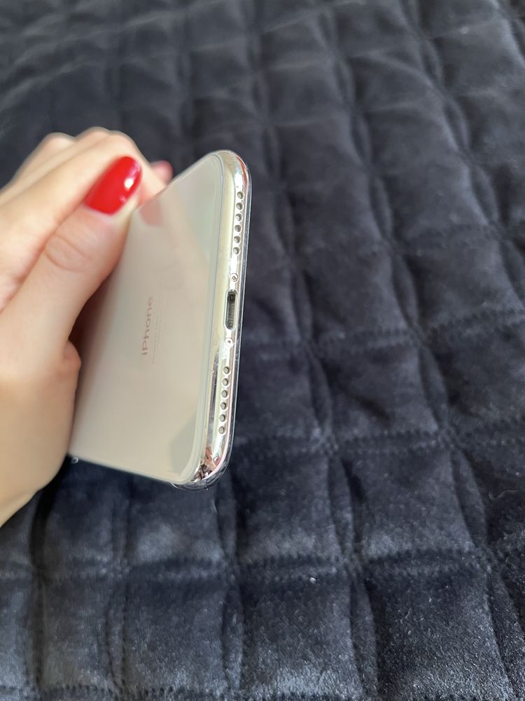 Iphone X 10 64GB silver white srebrny biały