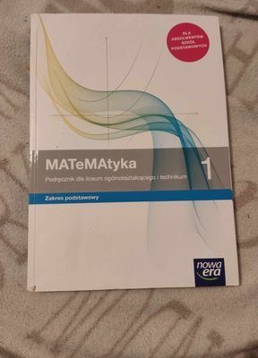 MATeMAtyka 1. Podręcznik dla liceum ogólnokształcącego i technikum.
