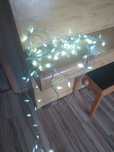 Kurtyna Led, lampki, choinka