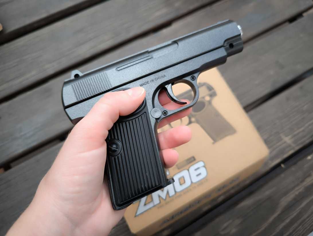 Пістолет ZM06 від cyma  дитячий іграшковий +250 пуль 6 мм