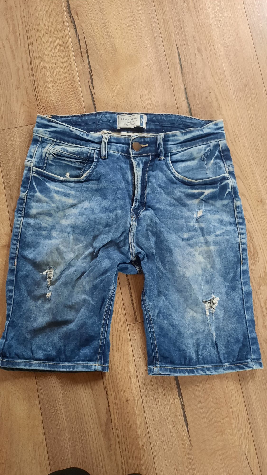 Szorty spodenki jeansowe męskie W29