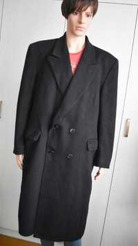 Płaszcz wełniany zimowy XL XXL wełna długi ciepły Crombie dyplomatka