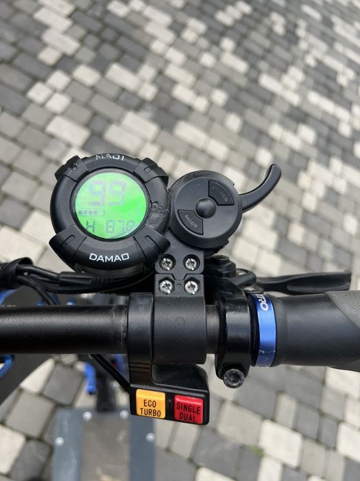 Електросамокат FLJ SK3-3 72V/7000 W/11″/Dual motor/45 Ah/100км/