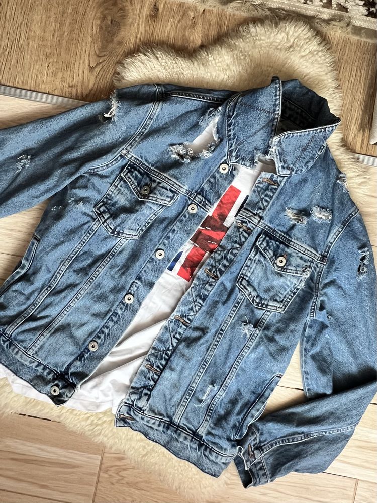 Джинсова чоловіча куртка Topman