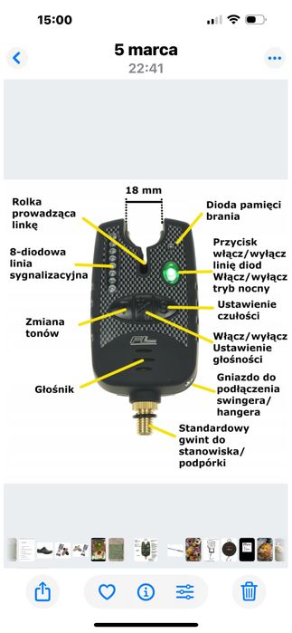 Sygnalizatory brań Lixada 2+1