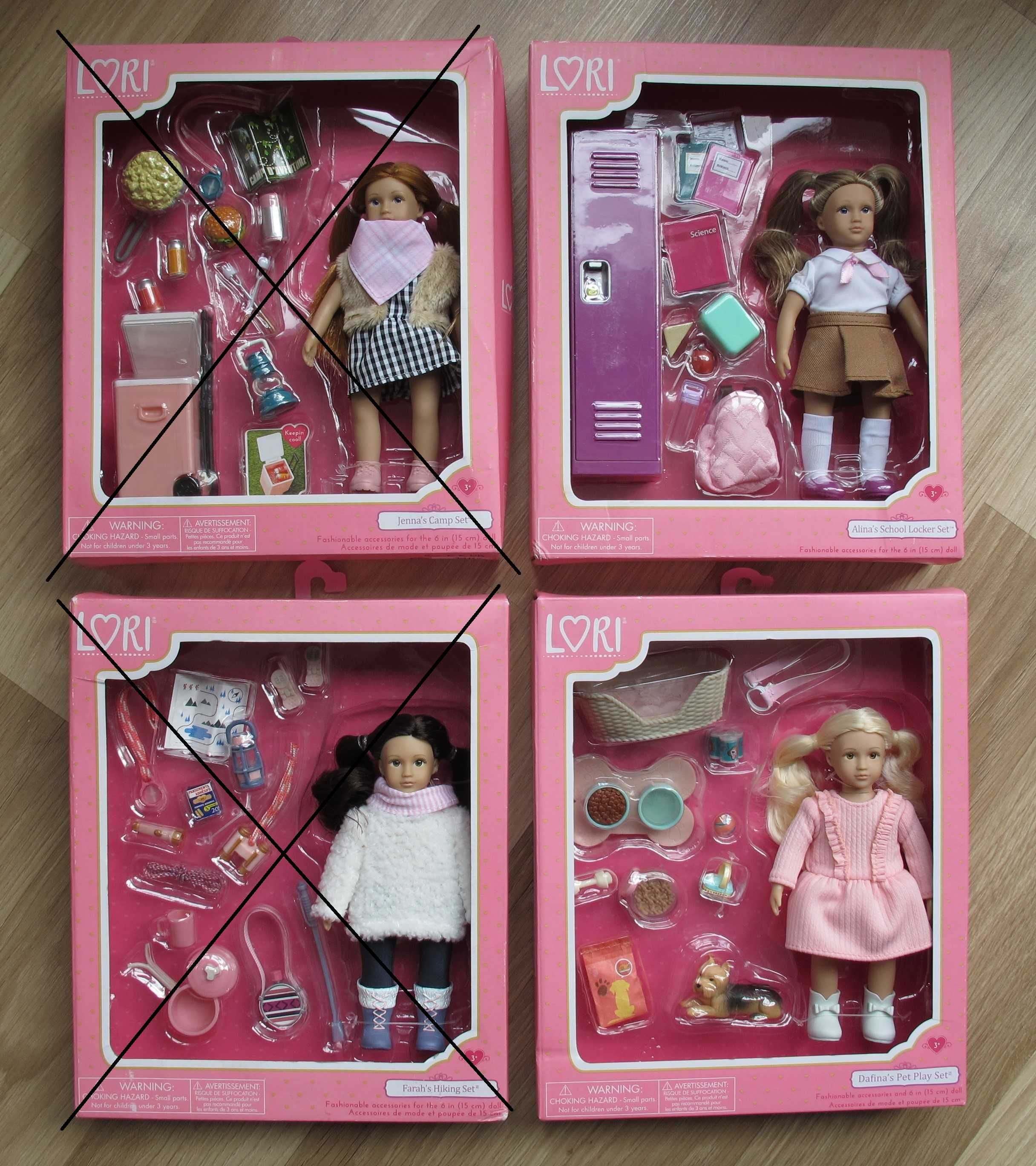 Лори мини Игровые наборы с куклами - LORI mini Dafina, Alina, Celia