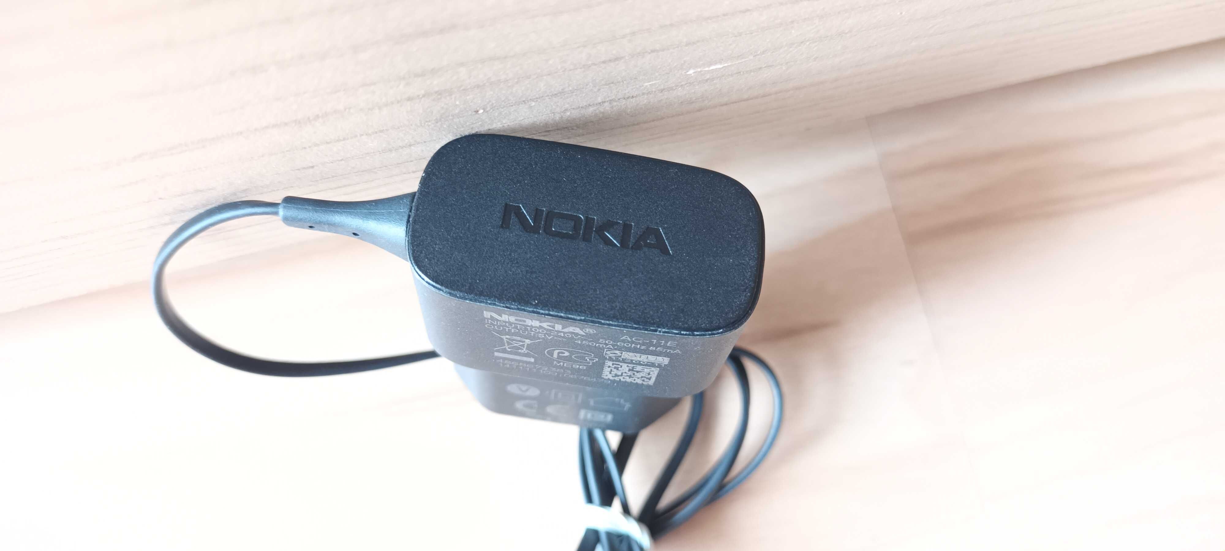 Ładowarka sieciowa Nokia AC-11E czarna. Oryginalna