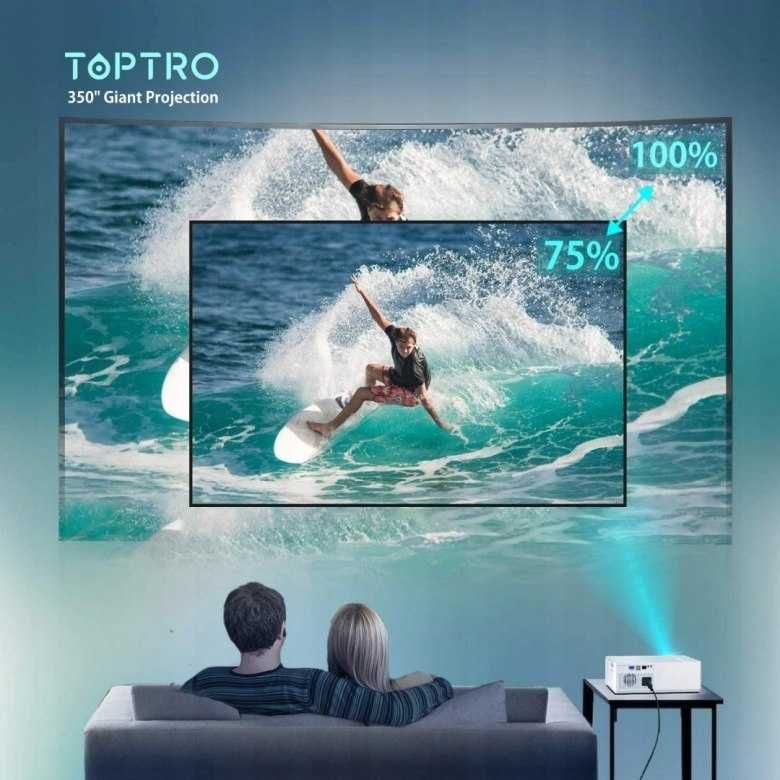 Projektor TOPTRO TR81 biały