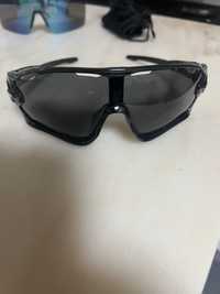 Oculos ciclismo preto/lentes cinza