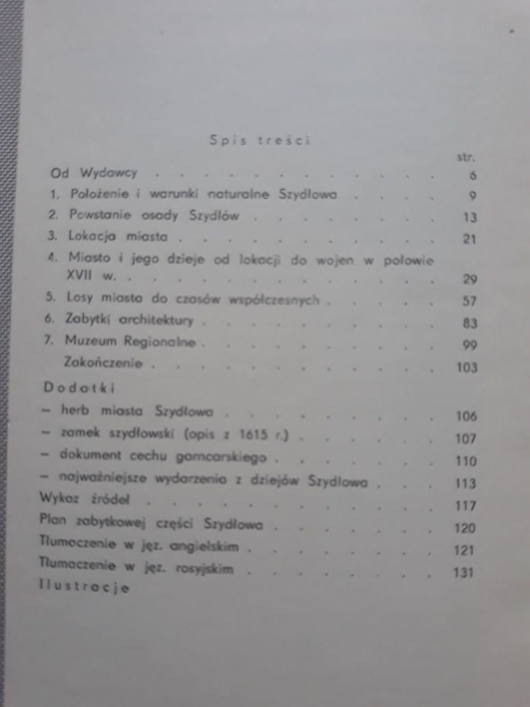 SZYDŁÓW  1967 Maszczyński "Polskie Carcassonne"