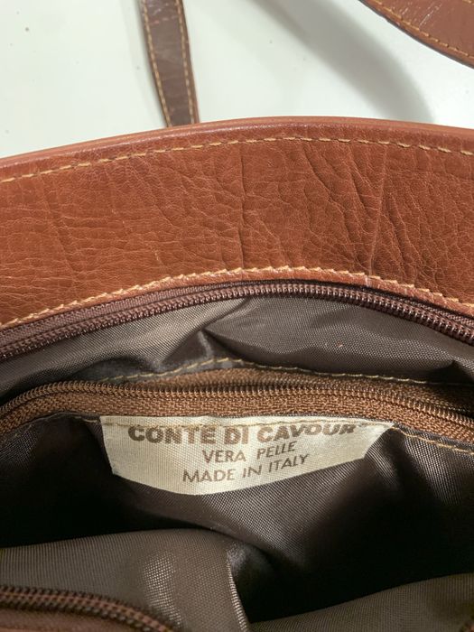 Mala castanha em pele conte di cavour