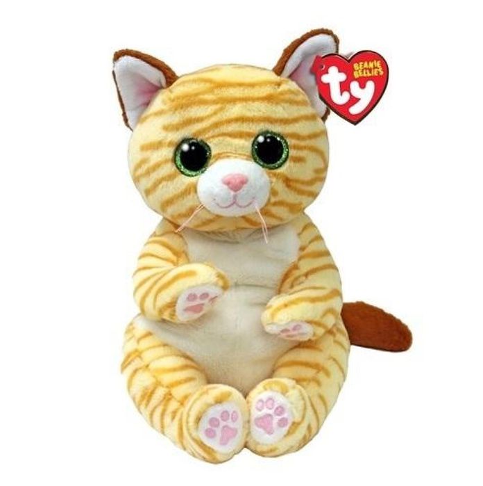 Beanie Bellies Mango - żółty kot 24cm folia,283x167 mm