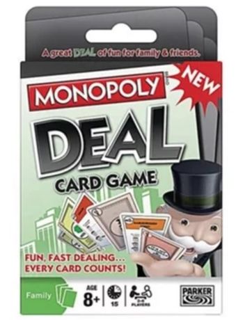 Jogo de Tabuleiro HASBRO | Monopolio Deal Card Game | Jogos de Cartas