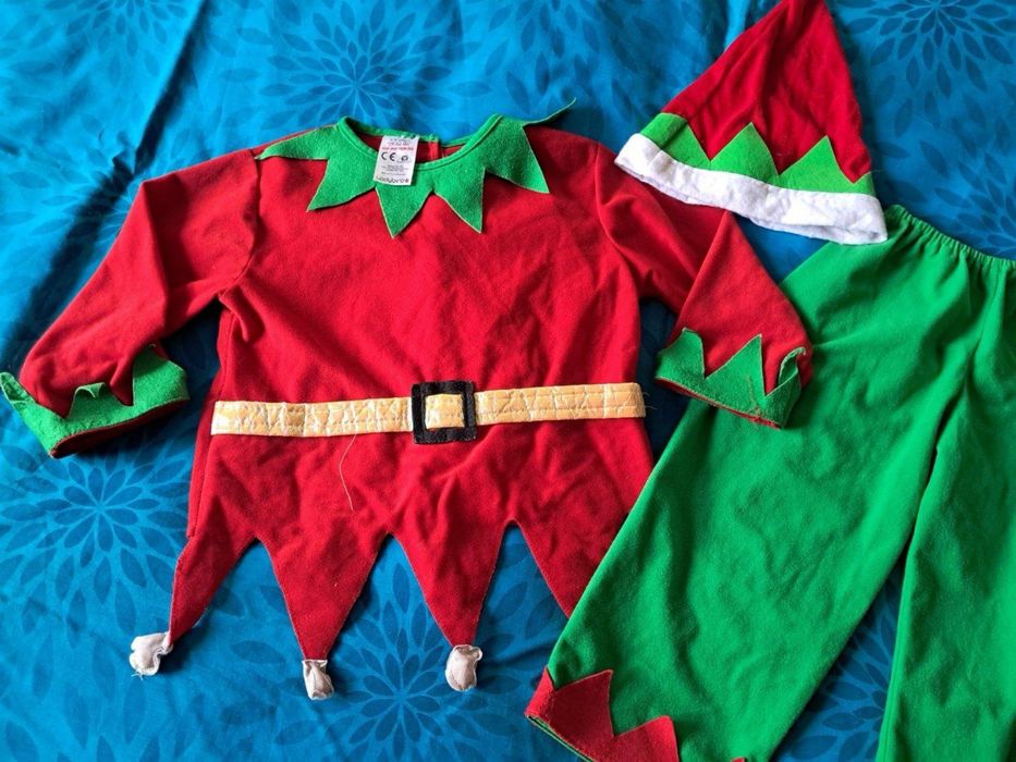 Карнавальний костюм Різдвяного Ельфа р.104