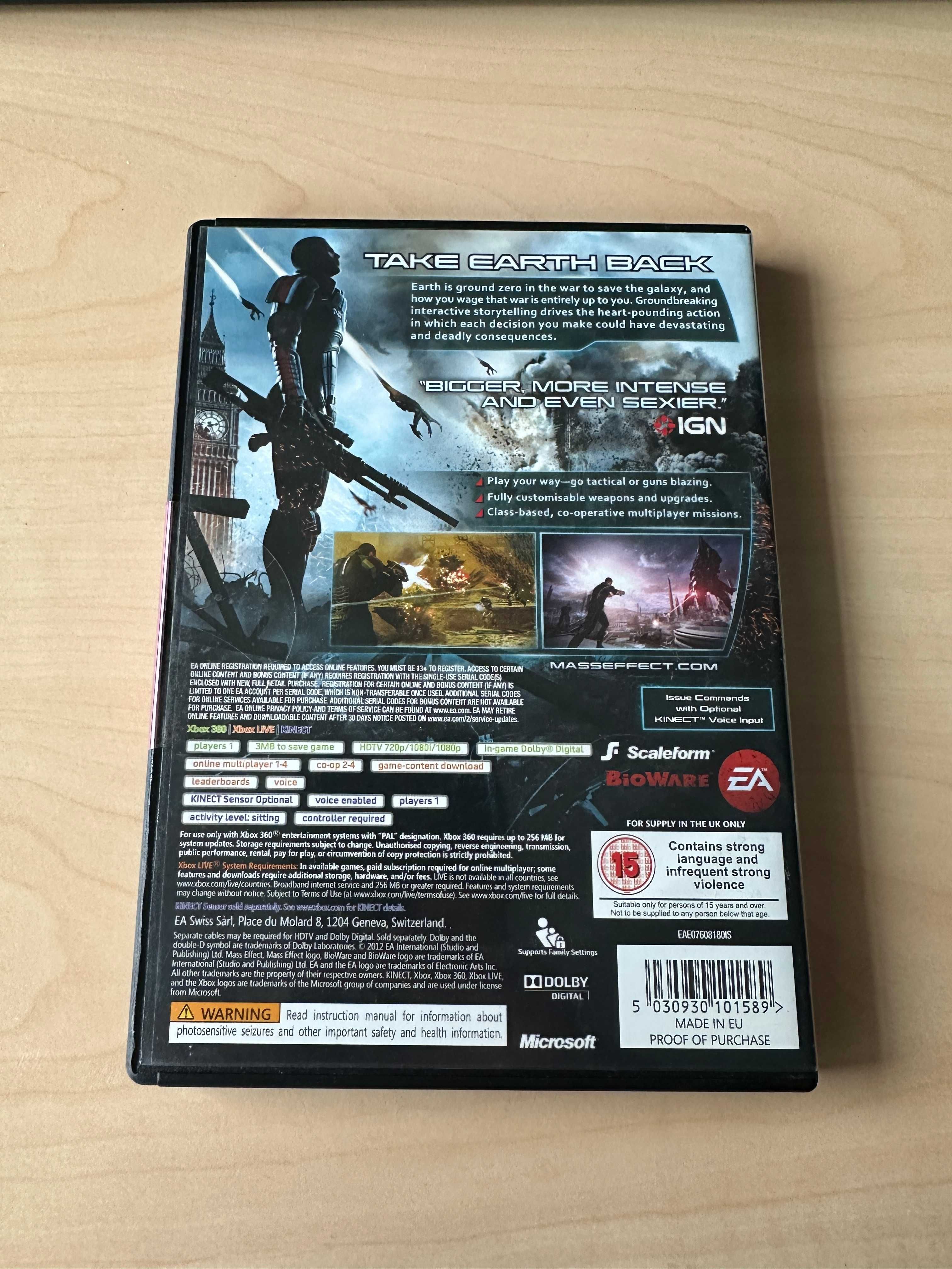 Mass Effect 3 Xbox 360