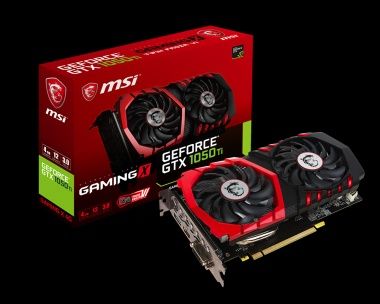 Видеокарта NVIDIA MSI GAMING X GTX 1050 Ti 4Gb
