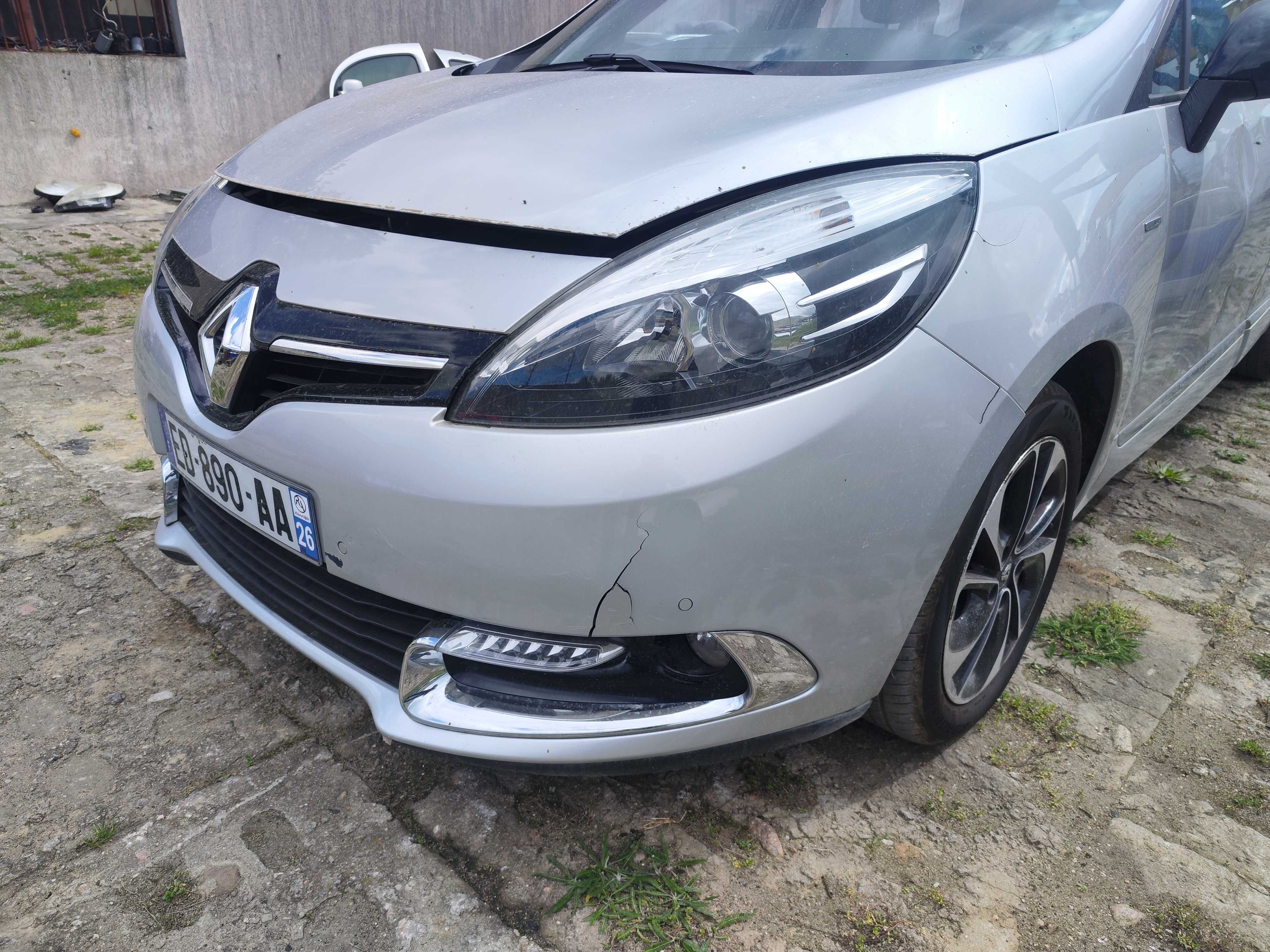 Renault Scenic III LIFT Zderzak Przód Maska Błotniki Pas Przedni