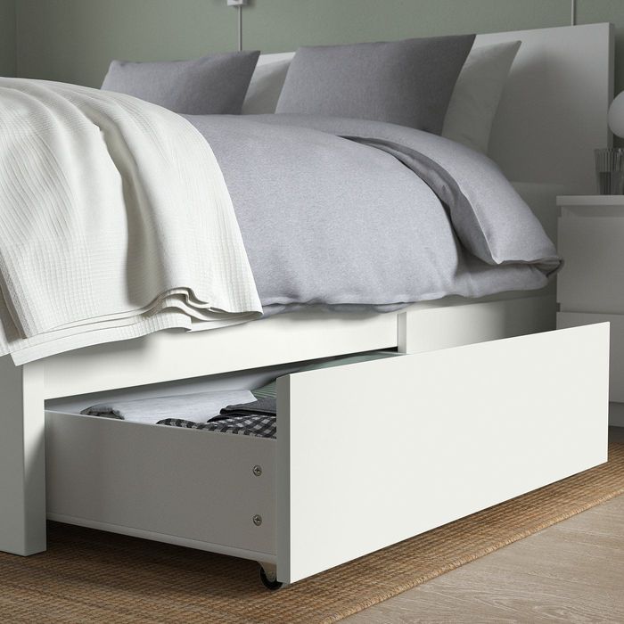 Gavetas Malm IKEA brancas