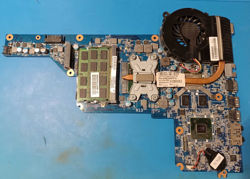 материнская плата daor13mb6e1 rev e. quanta r13 (рабочая, UMA)